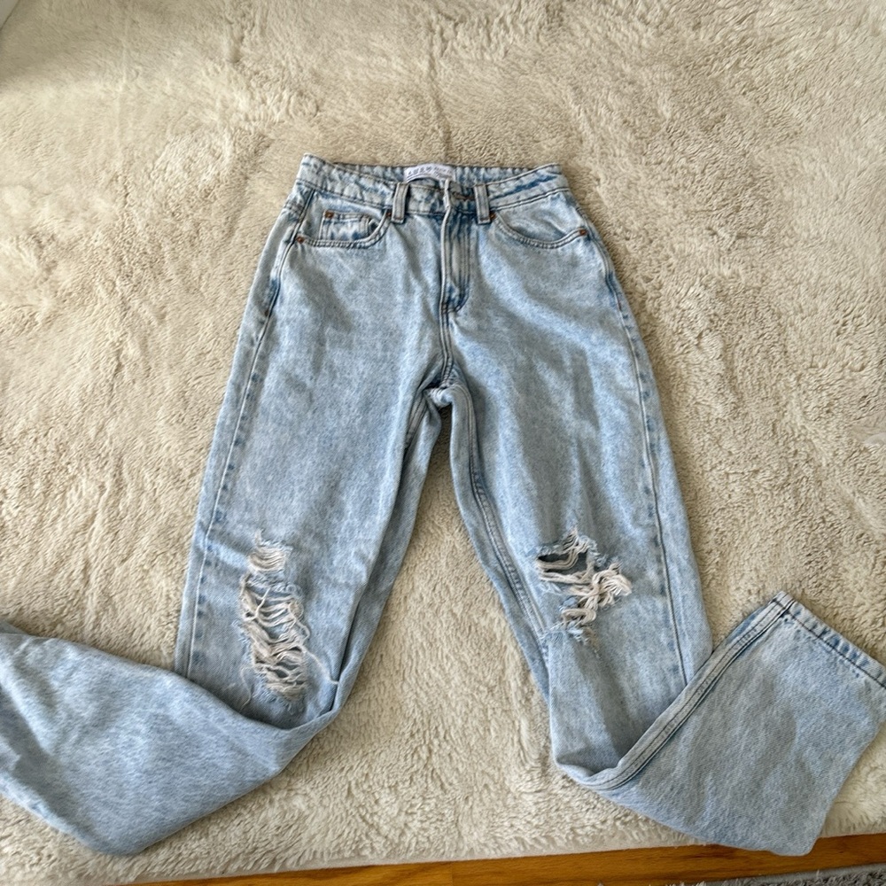 primark ripped mom jeans